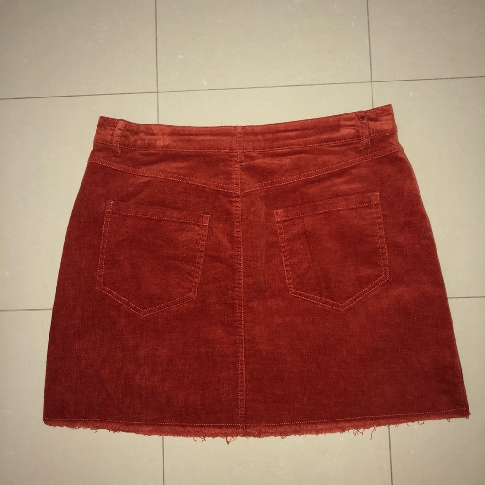 Corduroy Mini Skirt